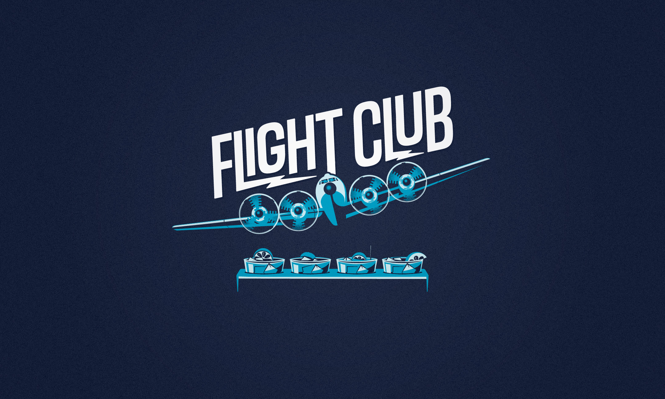 Juxt Taphouse Flight Club Branding