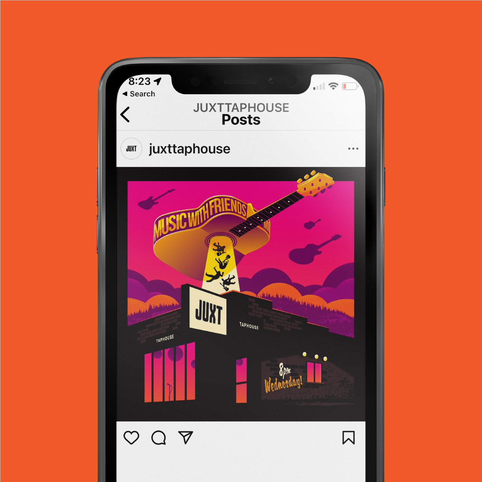 Juxt Taphouse Event Posters - Music with Friends